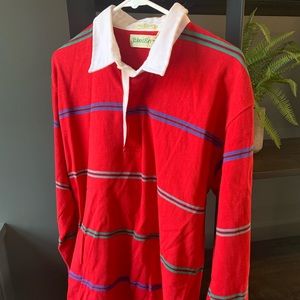 St. John’s bay large 90s tee! Vintage red stripes!